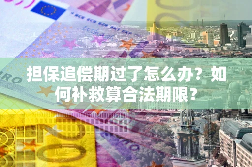 北京担保追偿期过了怎么办？如何补救算合法期限？